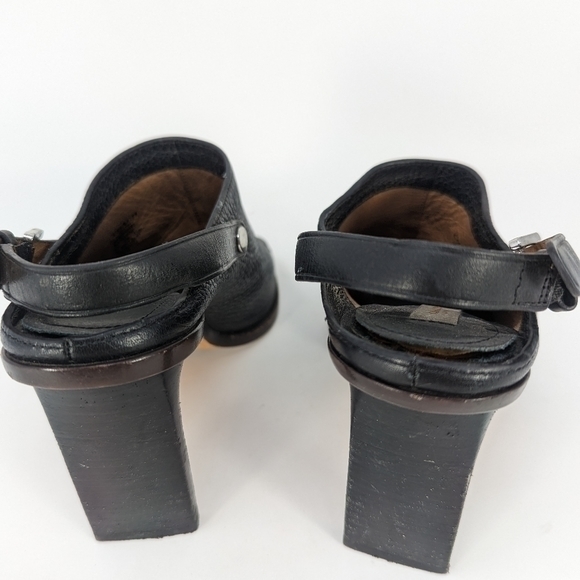 MACKENZIE HEEL (COACH Q4365)BLACK/BLACK size 7 B - Picture 5 of 8